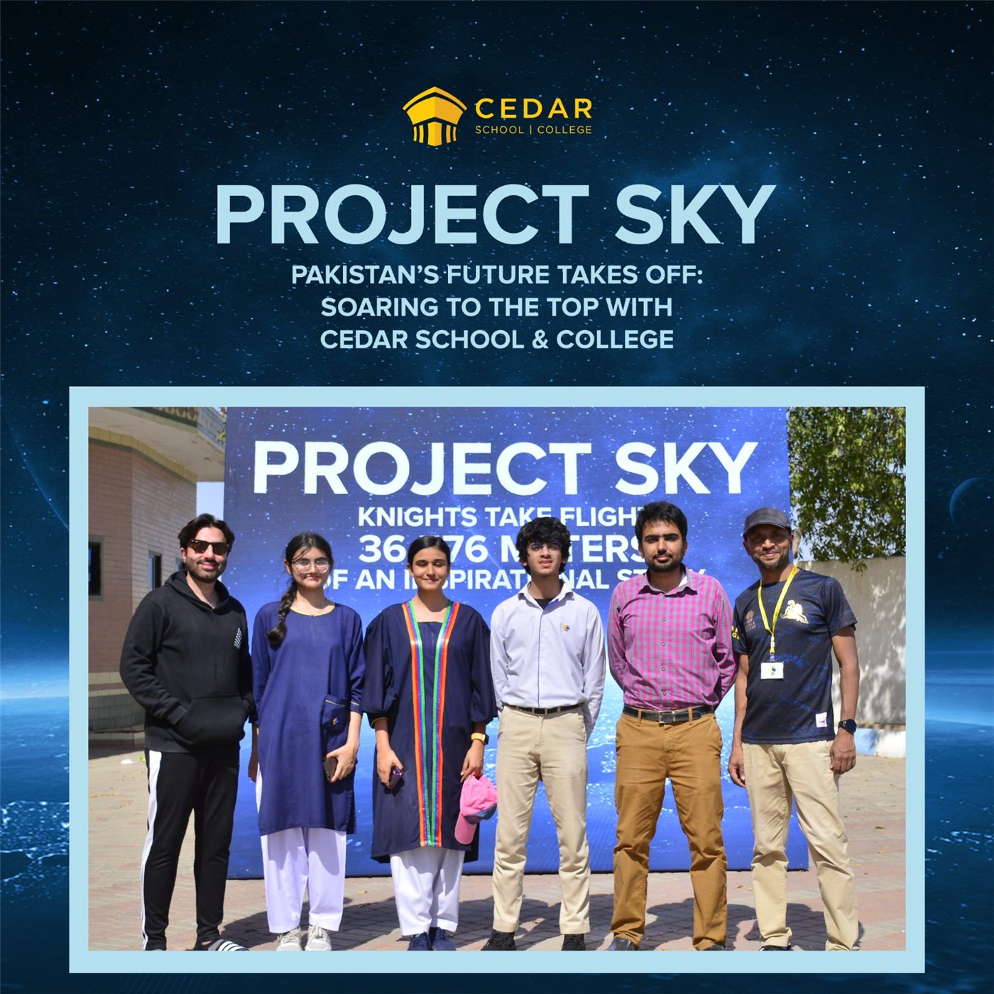 Cedar College field launch and telemetry collection